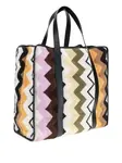 Сумка-тоут с узором зигзаг Missoni, черный - фото 3