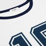 Футболка женская Celine, белый / синий / черный - фото 4