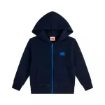 Толстовка Sundek Pouch pocket full zip, синий - фото