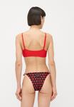 Низ бикини MOSCHINO SWIM SIDE TIE BRIEF, Red/Black/Black - фото 3