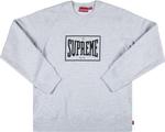 Толстовка Supreme Warm Up Crewneck 'Ash Grey', серый - фото 2