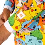Мужской костюм и галстук приталенного кроя с принтом Pokemon OppoSuits - фото 4