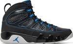 Кроссовки Air Jordan 9 Retro Photo Blue, черный - фото