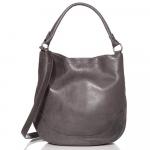 Сумка Frye Melissa Leather Hobo, серый - фото