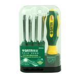 SATA 09345 Набор отверток со сменной головкой, 10 предметов - фото