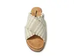 Сандалии Minnetonka Posey Wedge, цвет Taupe/Close White - фото 2