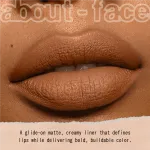 Матовый карандаш для губ about-face, Shameless (matte caramel) - фото 3