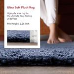 nuLOOM Marleen современный плюшевый ковер, 239 x 305 см, Navy - фото 5