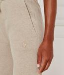 Спортивные штаны женские Boss свободные, бежевый - фото 4