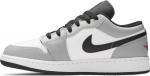 Кроссовки Air Jordan 1 Low GS Light, бело-серый - фото 3