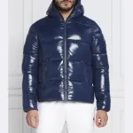 Пуховик Edgar классического кроя Save The Duck, синий - фото