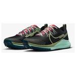 Кроссовки Nike React Pegasus Trail 4, черный/зеленый - фото 3