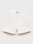 Детские шорты Chip Denim Mango, White - фото