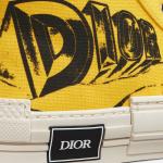Кеды Dior B23 High-top AsteroDior, желтый - фото 7