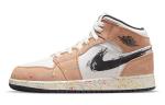 Jordan 1 Mid SE Brushstroke (GS) - фото
