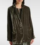 Бархатный блейзер Kyla Velvet, Marsh - фото 4