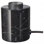 Лампа настольная Ikea Markfrost, 33 см, мрамор черный - фото