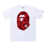 Футболка Bape Color Camo Big Ape Head, белый/красный - фото 2