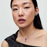 Колье Pandora Sparkling Herbarium Cluster, серебро - фото 5