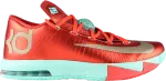 Кроссовки Nike KD 6 'Christmas', красный - фото