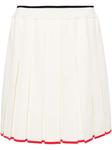 Thom Browne плиссированная мини-юбка, белый - фото