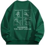 Толстовка унисекс Doraemon, хаки - фото 30