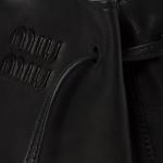 Мини-сумка из наппы MIU MIU, черный - фото 7