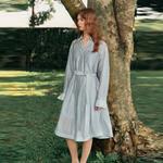 ELLE Платье с длинным рукавом Women's Blue - фото 5