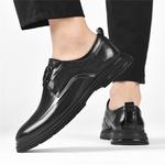 Туфли мужские черные AOKANG низкие (стандартный размер кожаной обуви) - фото 9