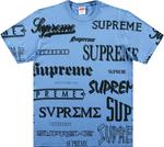 Футболка Supreme Multi Logo Tee 'Bright Blue', синий - фото 2