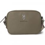 Сумка U.S. Polo Assn Classic Zip, темно-зелено-коричневый - фото