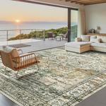 Ковёр Soalmost Washable для гостиной, 214х153 см, оливковый - фото 3