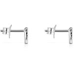 Серьги Tous Les Classiques Heart With Diamonds, белое золото - фото 2