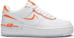 Кроссовки Nike Wmns Air Force 1 Shadow 'Total Orange', белый - фото