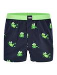 Боксеры Happy Shorts Frogs, темно-синий - фото