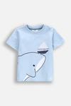 Футболка для малышей Coccodrillo, синий - фото