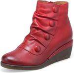 Женские ботильоны на танкетке Miz Mooz Maxy, Red - фото