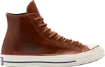 Кроссовки Converse Chuck 70 High Color Leather - Clove Brown, коричневый - фото