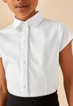Рубашка для девочки Next Short Sleeve, белый - фото 6