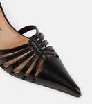 Кожаные мюли Nadia 85 с вырезом Paris Texas, черный - фото 6