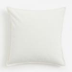 Декоративная наволочка H&M Home Linen-blend, белый - фото