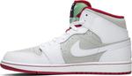 Кроссовки Air Jordan 1 Mid Hare 2015, белый - фото 3