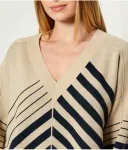 Шерстяной свитер Фудали Modern fit Boss, бежевый - фото 4