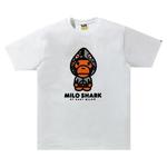 Футболка BAPE Milo Shark Tee 'White/Grey', белый - фото 2