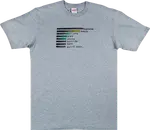 Футболка Supreme Chart T-Shirt 'Grey', серый - фото 2