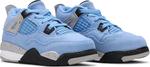 Кроссовки Air Jordan 4 Retro TD University Blue, синий - фото 8