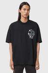 Футболка AllSaints Snakebite Short Sleeve Crew, черный - фото 2