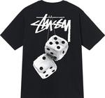 Футболка Stussy Fuzzy Dice Tee 'Black', черный - фото 3