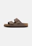 Шлепанцы унисекс Birkenstock из экокожи, бежевый - фото 2