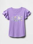 Футболка GAP, фиолетовый - фото